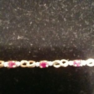 Garnet Tennis bracelet